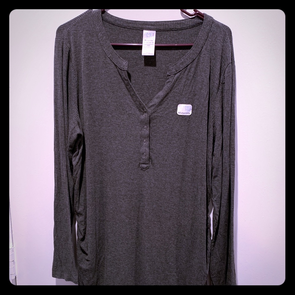NWOT Time & Tru Maternity Shirt